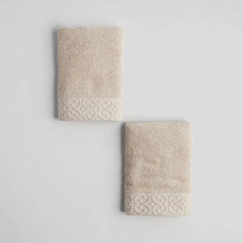 Komplet 2 szt. ręczników do twarzy lub do rąk Palais 30x50 cm