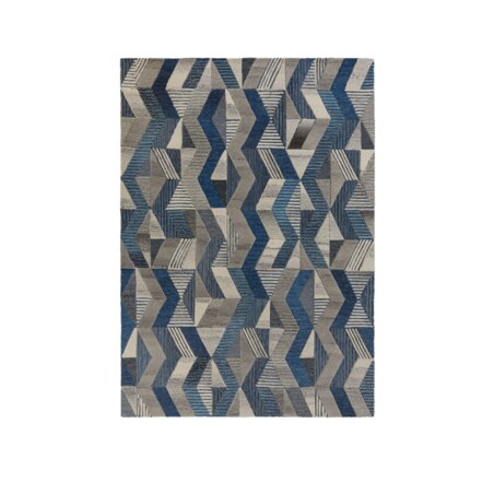 Dywan Wełniany Moda Asher Niebieski 200x290