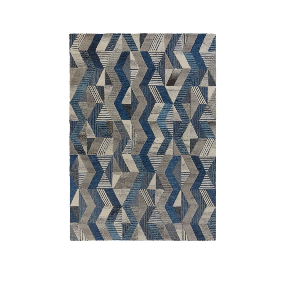 Dywan Wełniany Moda Asher Niebieski 200x290