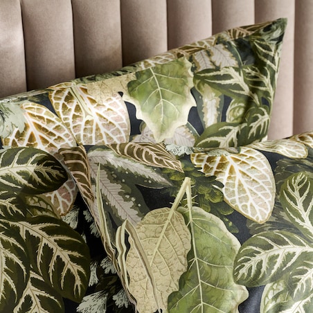 Pościel Bawełniana Coravel 160x200 cm z motywem liściastym