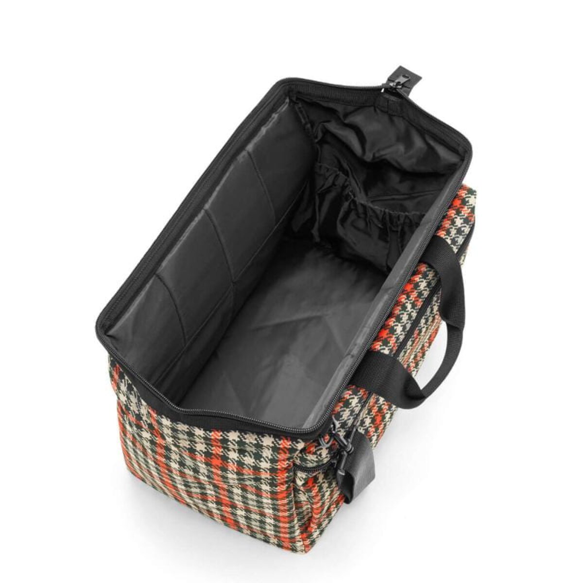 Torba allrounder L pocket glencheck red - poliester, 32 l