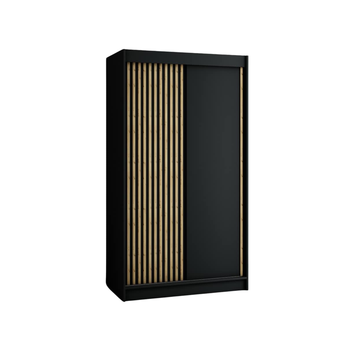 Szafa przesuwna Garderoba LAMELO 120 czarny