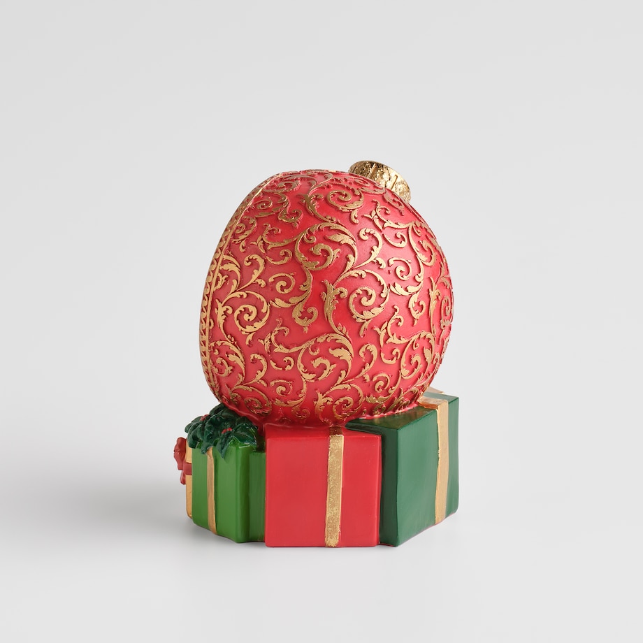 Figurka Led Santio z motywem mikołaja