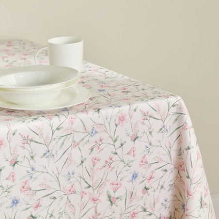Obrus z nadrukiem Kiros 150x220 cm z motywem kwiatowym