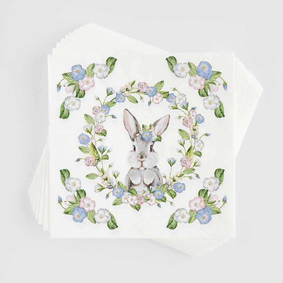 Komplet Serwetek Pansilo z motywem królika