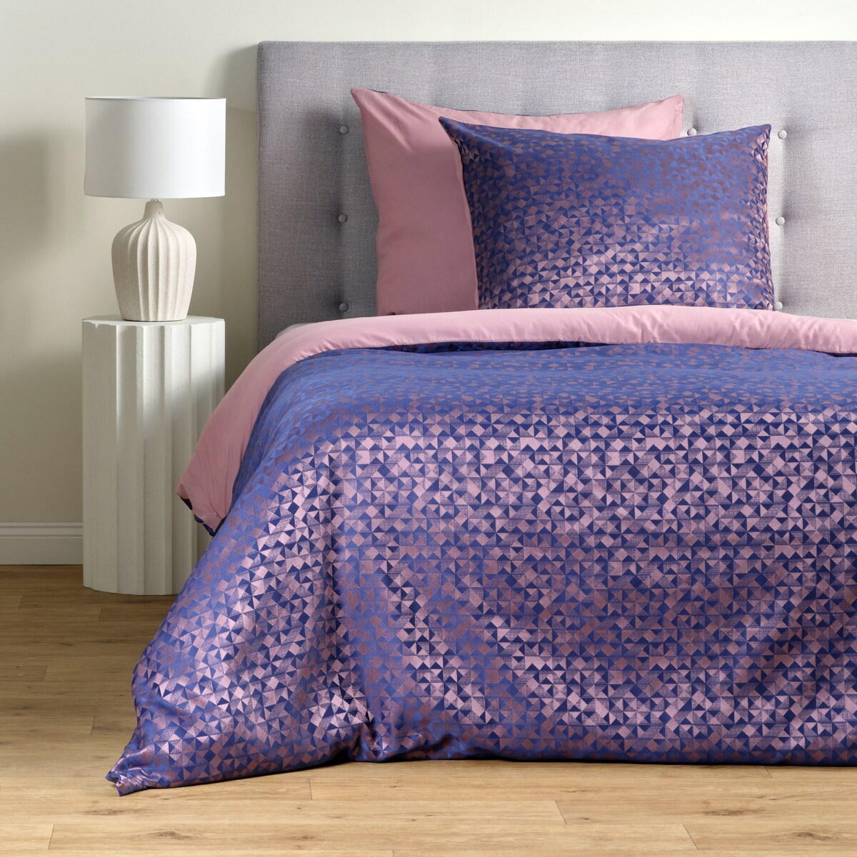 Pościel Żakardowa Modulo 200x220 cm z motywem geometrycznym