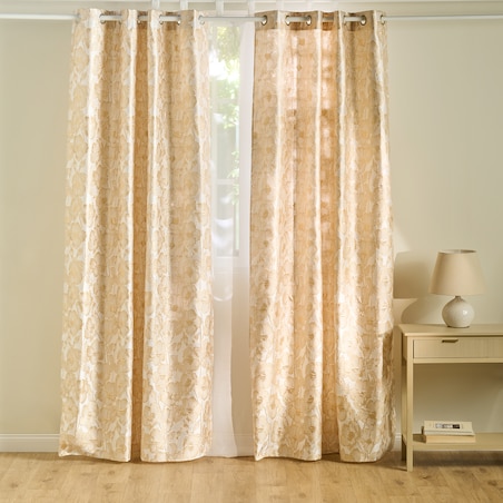 Zasłona Żakardowa Makowka 140x250 cm z motywem kwiatowym