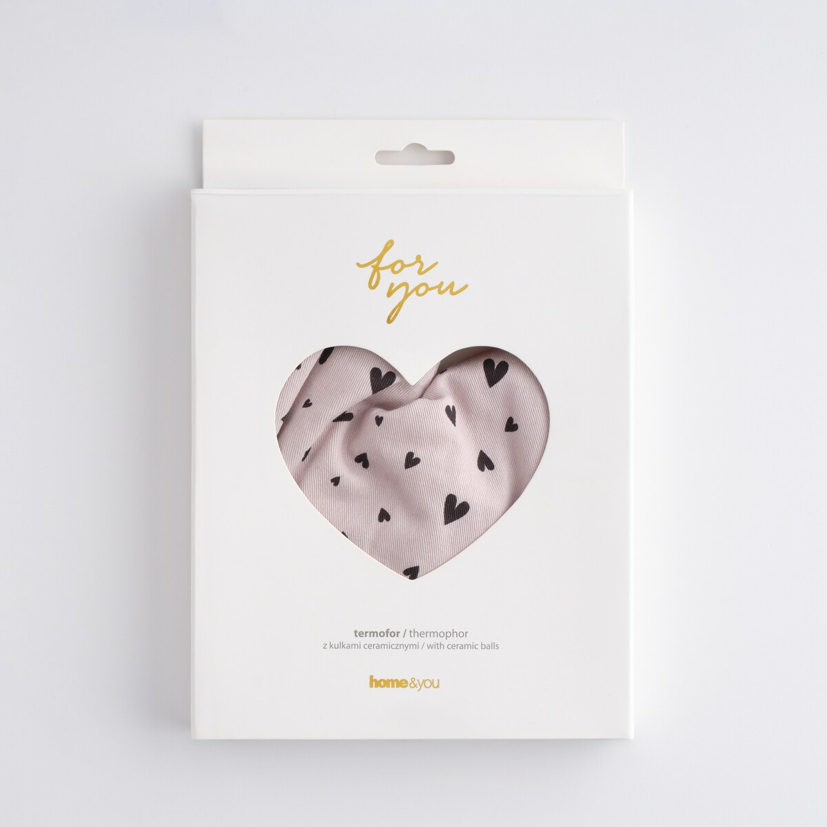 Termofor do mikrofali Malorina z motywem serca