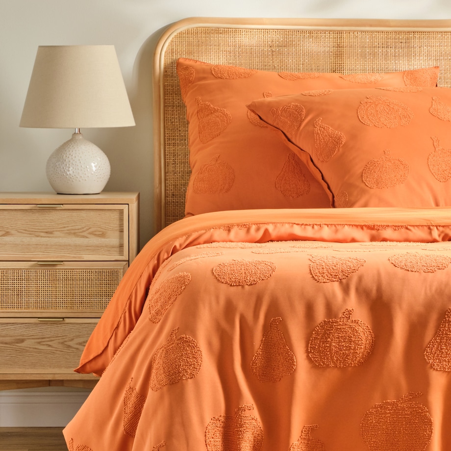 Pościel Z Mikrofibry Desoro 200x220 cm z motywem dyni