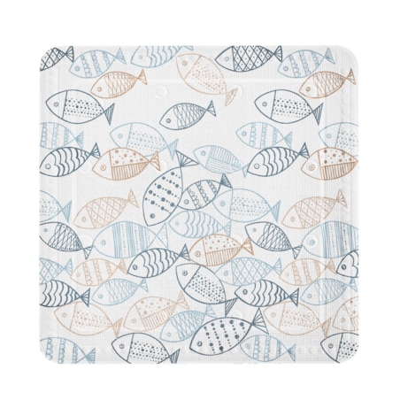 Kleine Wolke Sardinas Mata bezpieczeństwa pod prysznic Multicolor 55x 55 cm