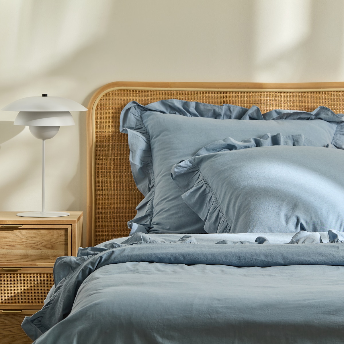 Pościel Bawełniana Falbines 160x200 cm