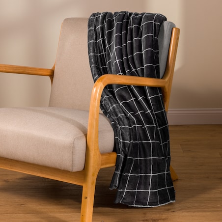 Drukowany koc Checker 150x200 cm