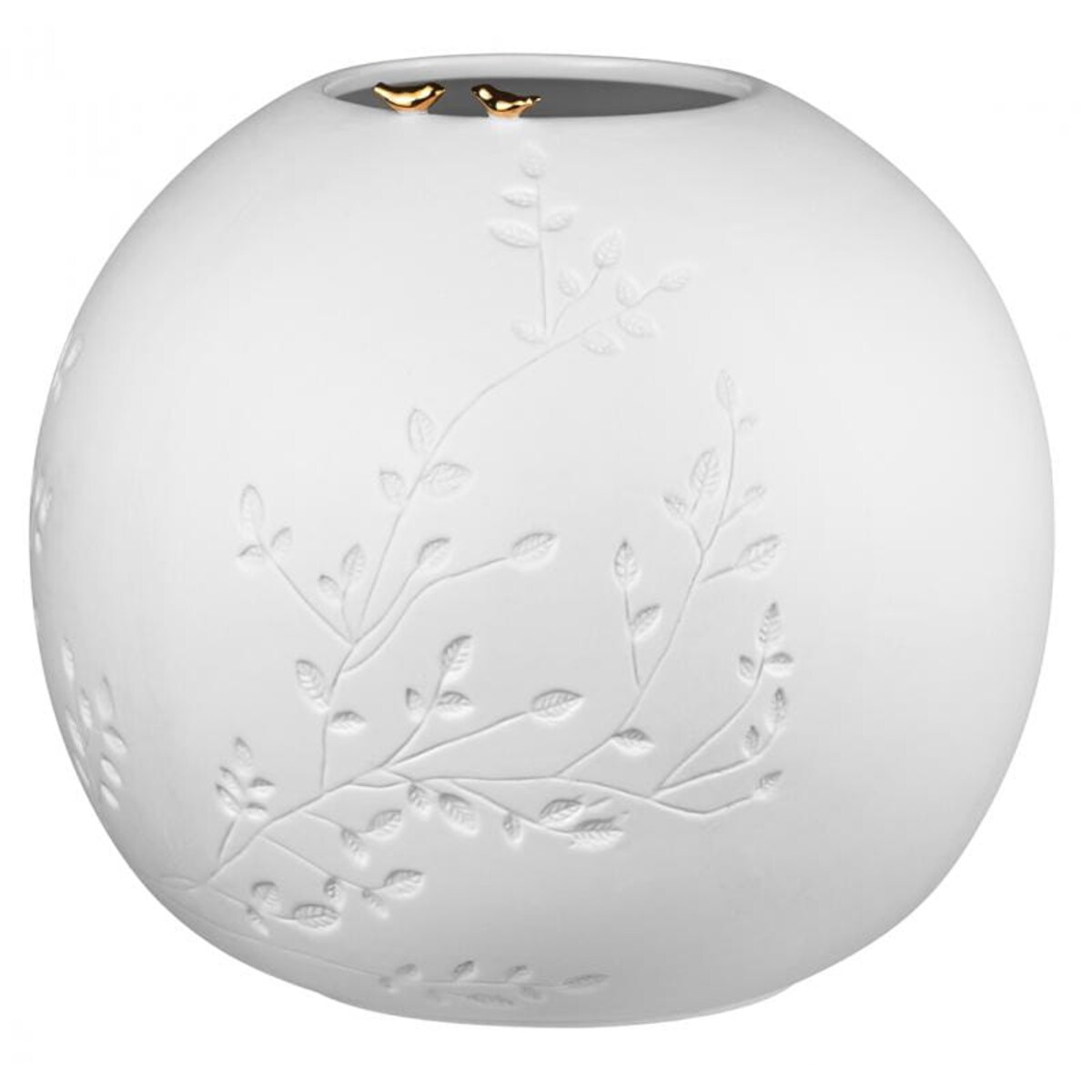 Wazon Złoty ptak, porcelana