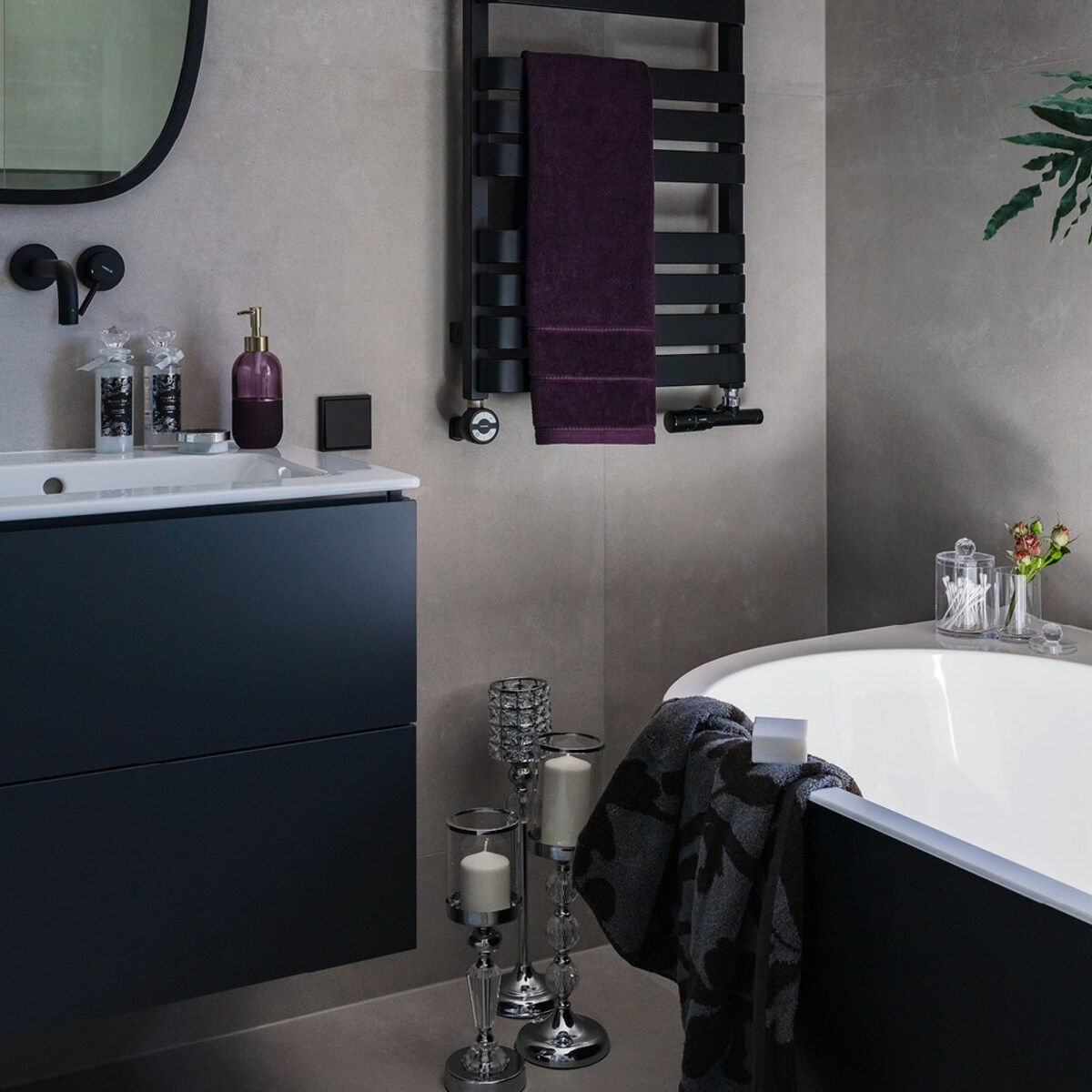 Pojemnik Łazienkowy Cristalle Podwójny