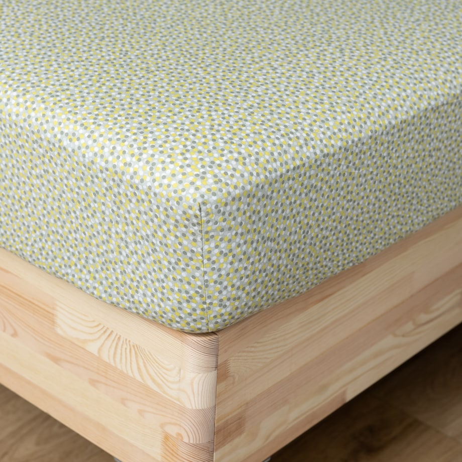 Prześcieradło Z Gumką Ponti 90x200 cm w groszki