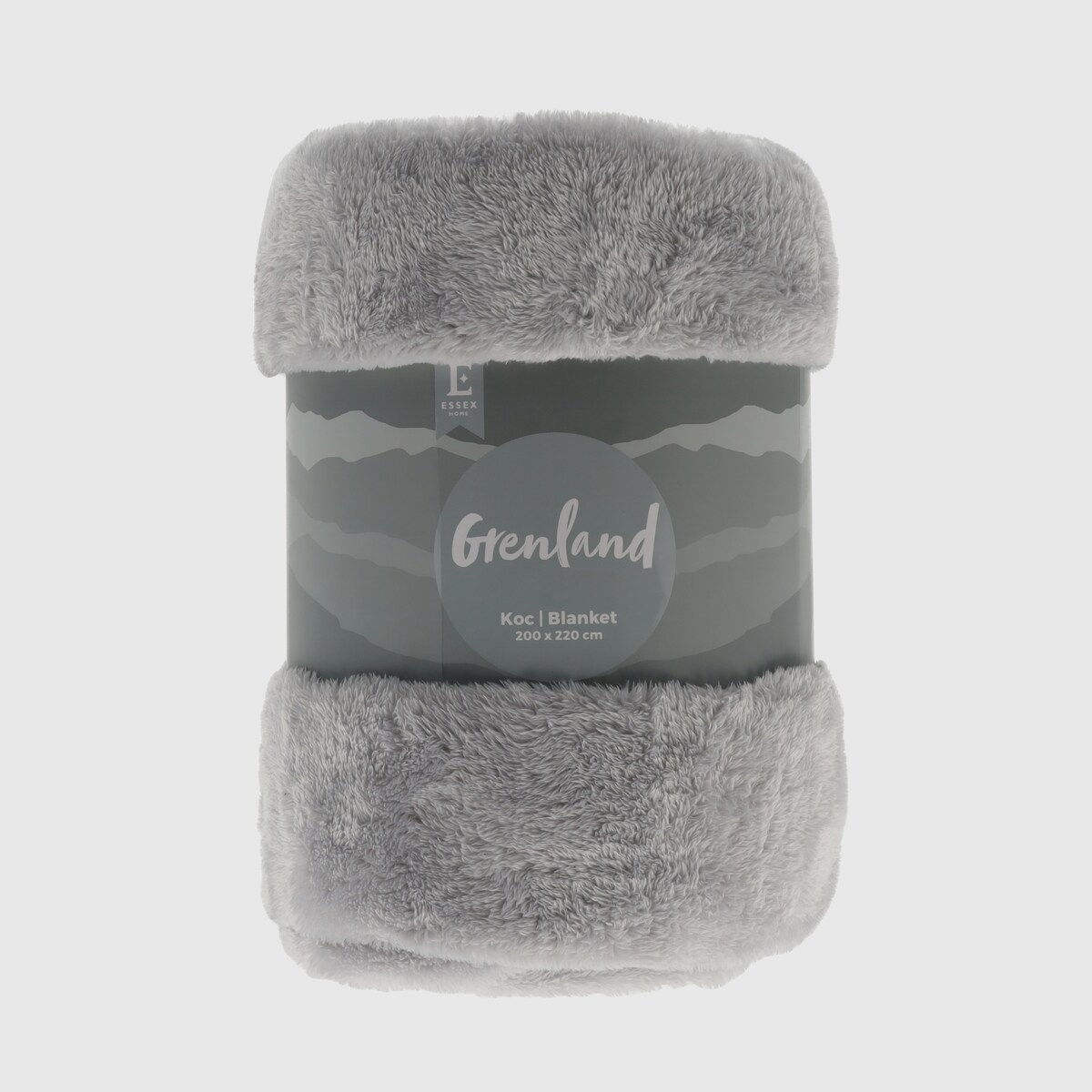 Jednokolorowy koc Grenland VI 200x220 cm