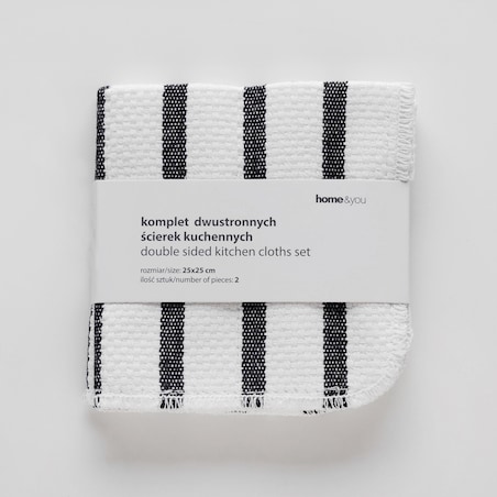 Komplet Ścierek Scrub 25x25 cm w pepitkę