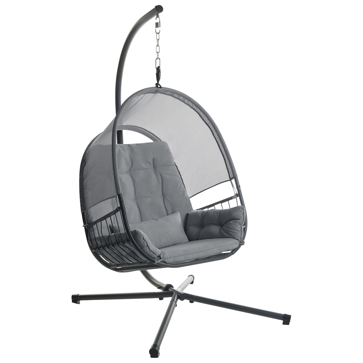 Fotel wiszący ze stojakiem ALVIANO