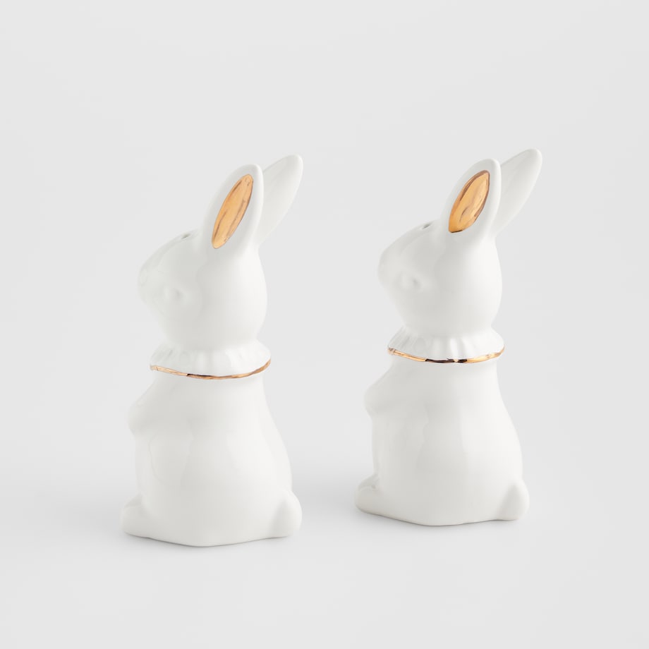 Solniczka I Pieprzniczka Wonderland z motywem królika