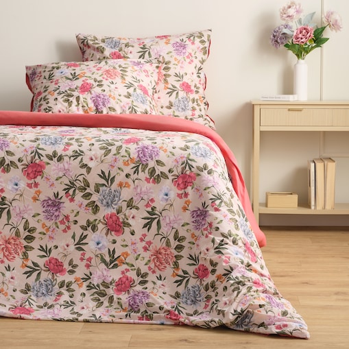 Pościel Bawełniana Tenebrosa 200x220 cm z motywem kwiatowym