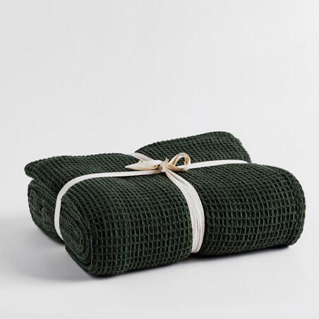 Koc Bawełniany o Waflowej Fakturze Falo 200x220 cm