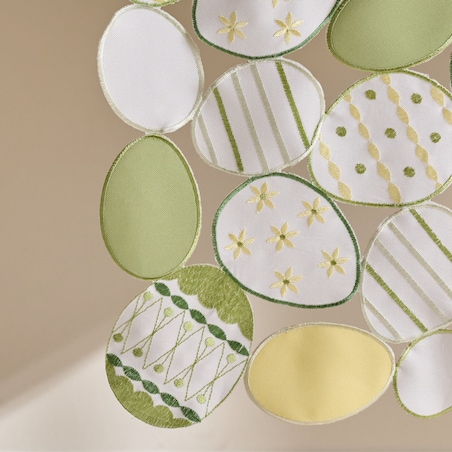 Bieżnik Haftowany Egios 35x180 cm z motywem jajka