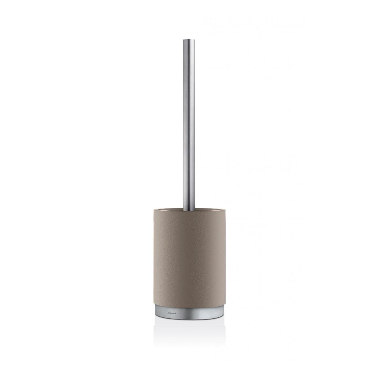 Szczotka do WC ARA - taupe, stal matowa, polystone, 45x10 cm