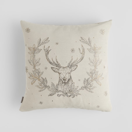 Poszewka Żakardowa Holivedo 45x45 cm z motywem renifera