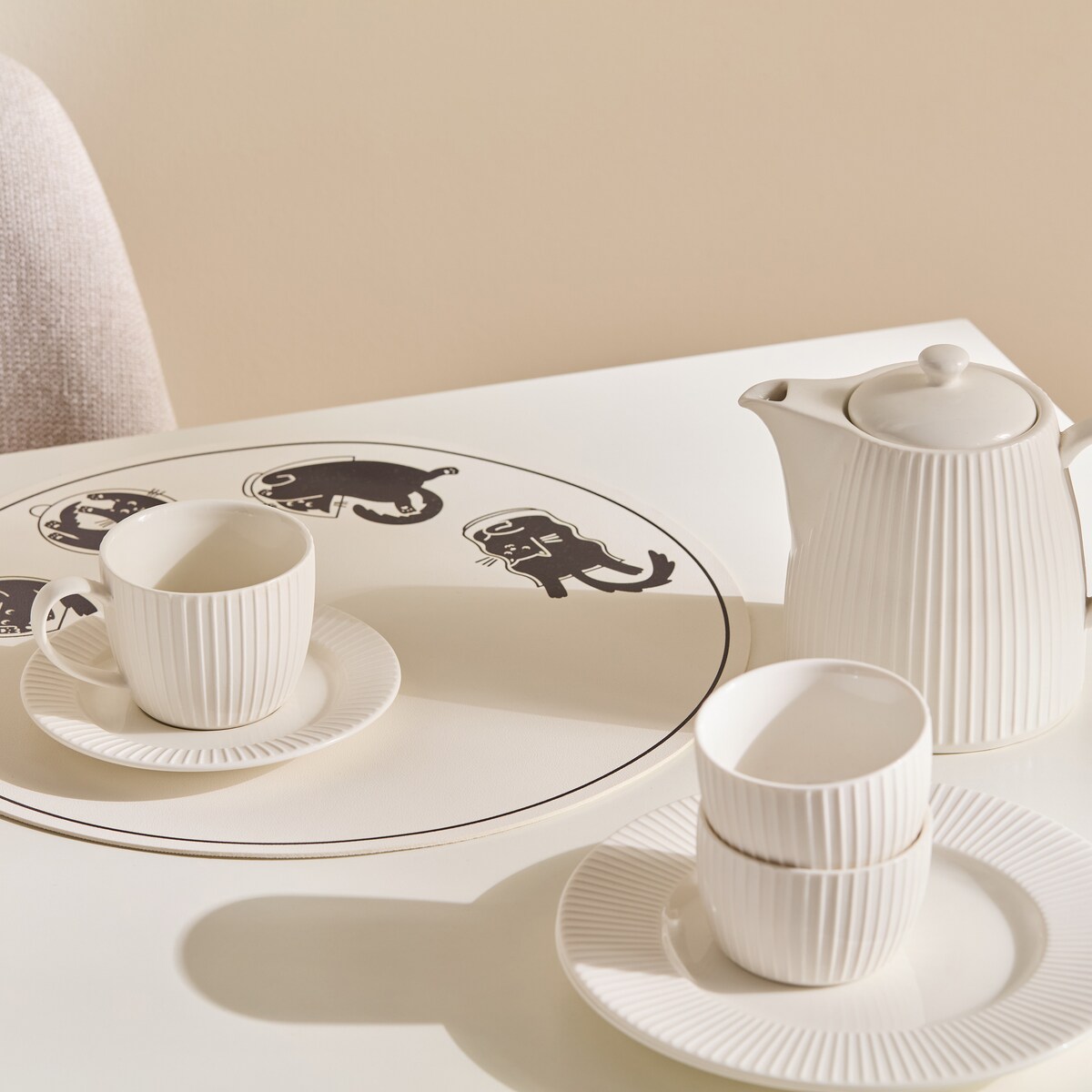 Podkładka dekoracyjna z kotem Sirin z motywem zwierzęcym