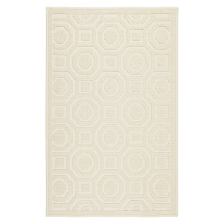 Dywan bawełniany Lino 50x80 cm e-floor e-floor geometryczny beżowy