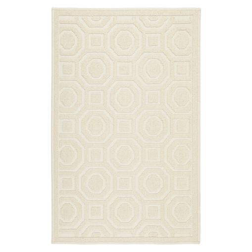 Dywan bawełniany Lino 50x80 cm e-floor e-floor geometryczny beżowy