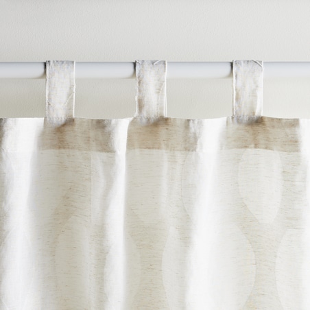 Firana z lnem Diako 140x250 cm