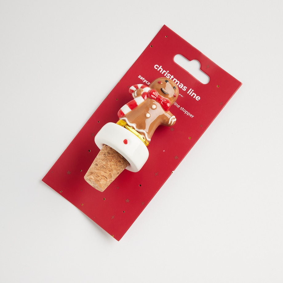 Zatyczka Gingerbreadio z motywem piernika