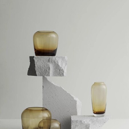 Wazon LETA, 17 cm, tan, ceramika