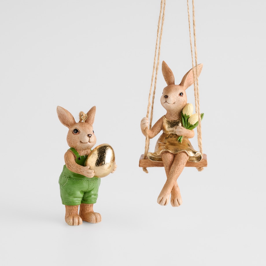 Dekoracja Wisząca Permerek z motywem królika