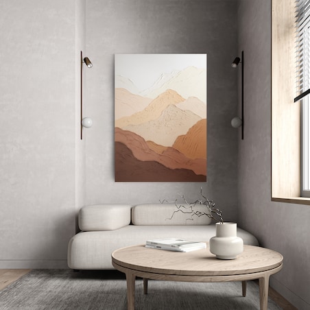 Ręcznie zdobiony obraz na płótnie tronca 100x140 z motywem pejzażu