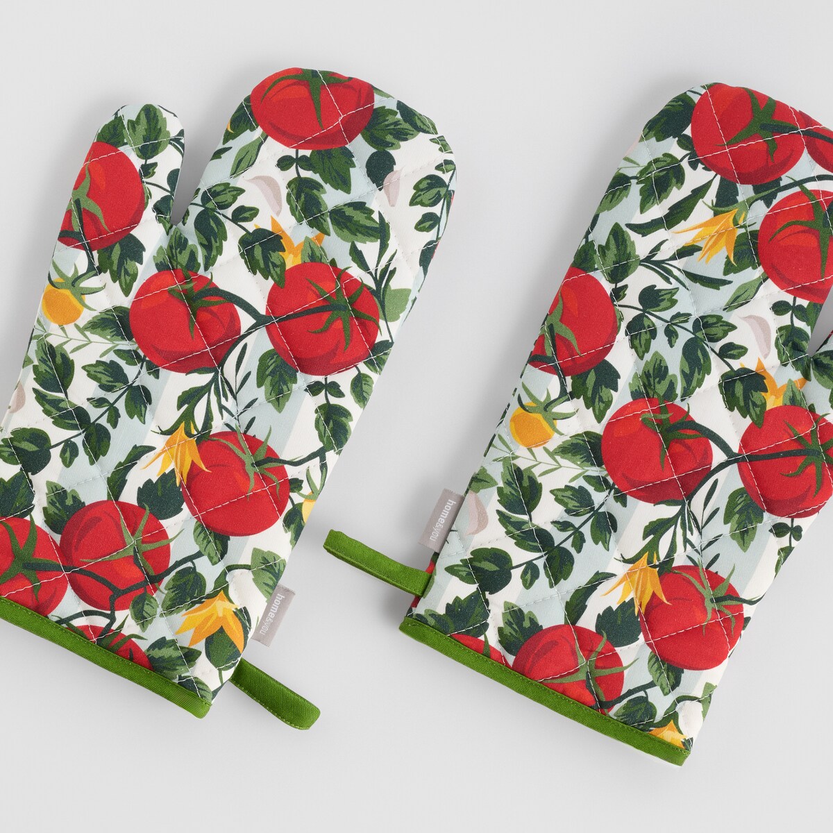 Komplet Rękawic Kuchennych Tobasi 18x30 cm z motywem warzyw