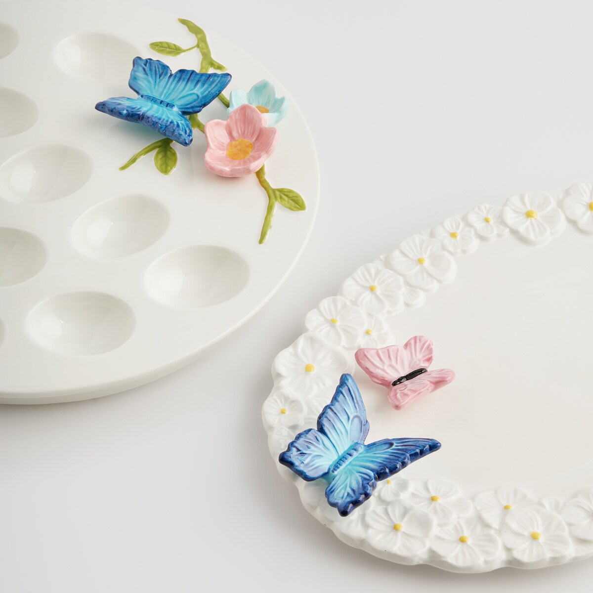 Patera Butterfly oval z motywem zwierzęcym