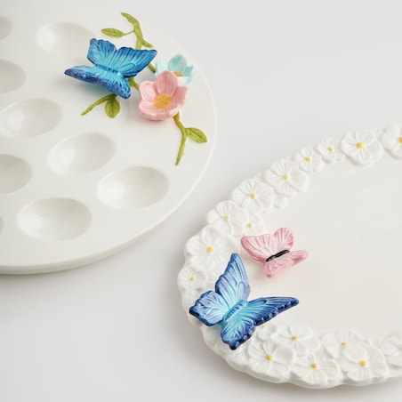 Patera Butterfly oval z motywem zwierzęcym