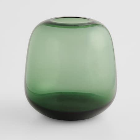 Wazon Verdant z motywem geometrycznym