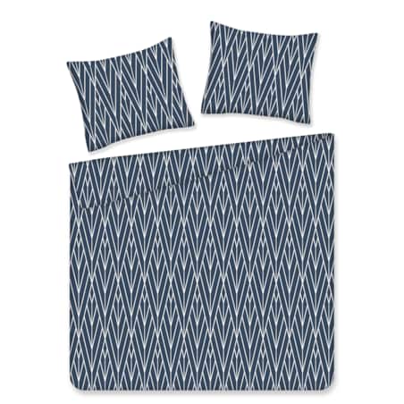 Pościel z bawełny satynowej Zinella 200x220 cm z motywem geometrycznym