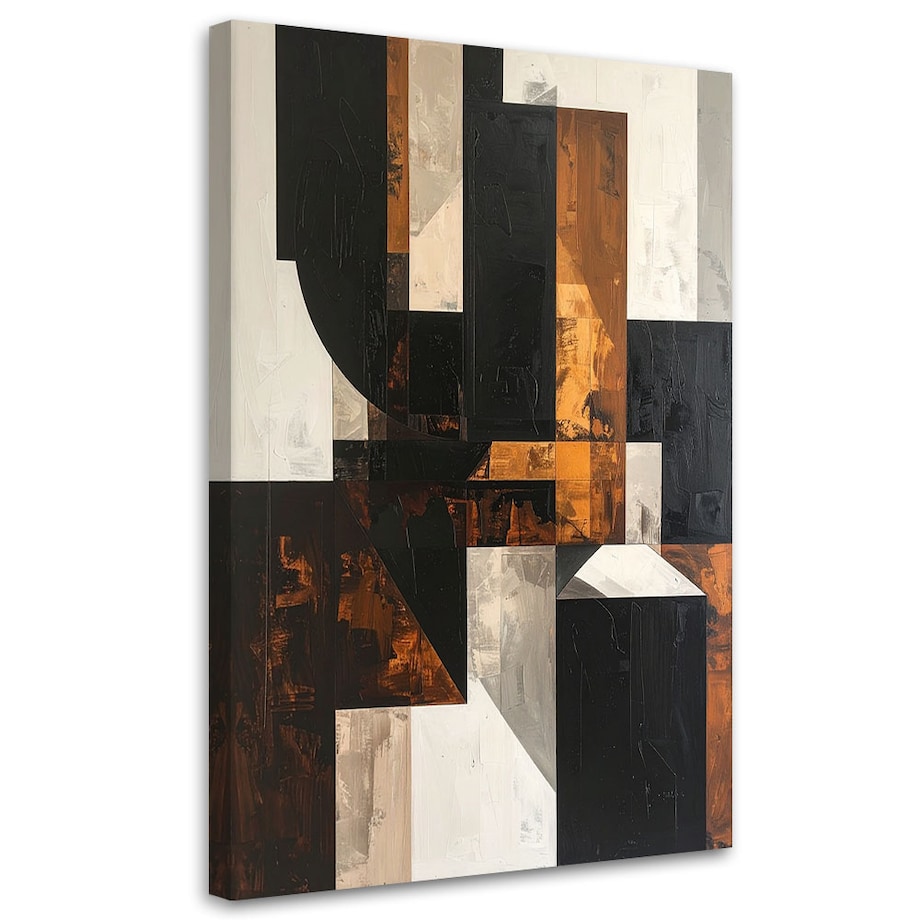 Obraz do salonu sypialni biura loftu, Abstrakcja tekstura brązowy