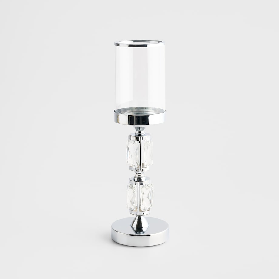 Świecznik Noova z motywem geometrycznym