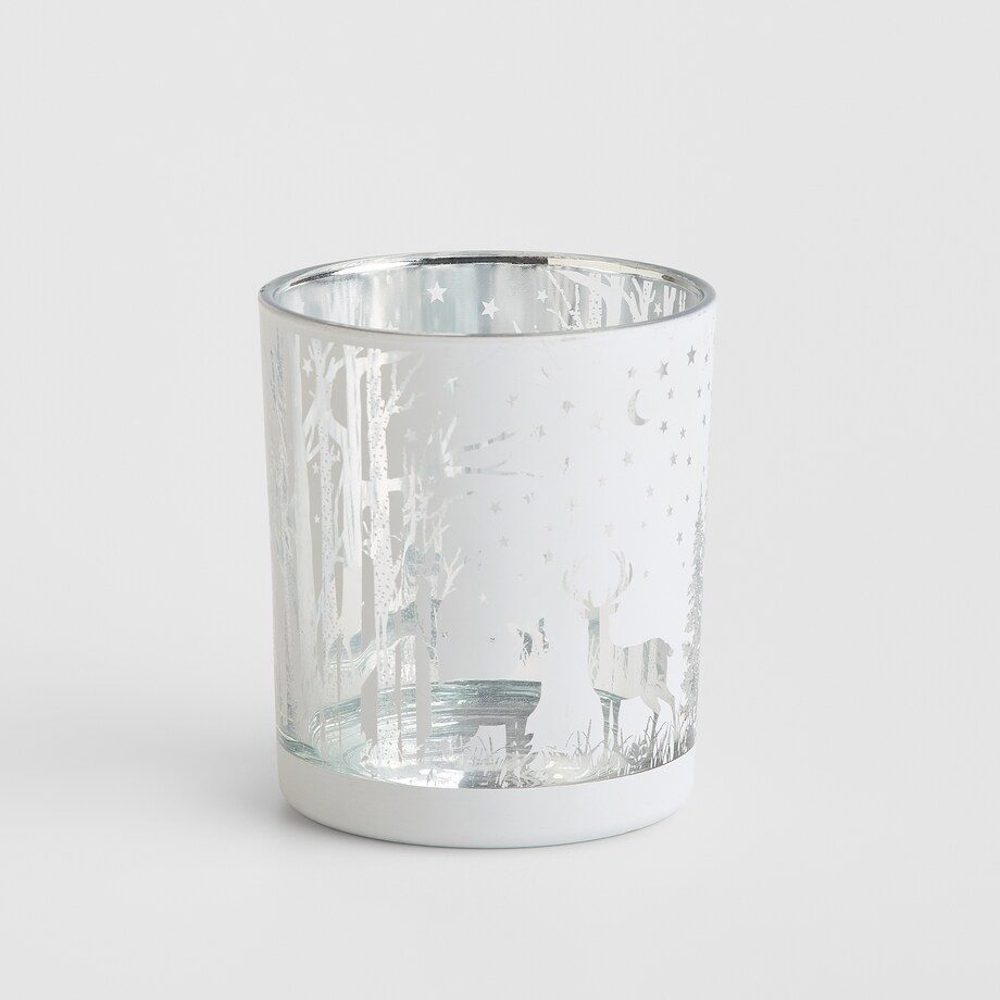 Świecznik Lasotto z motywem renifera