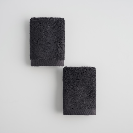 Komplet 2 szt. ręczników z bawełny egipskiej do twarzy lub do rąk Spa 30x30 cm