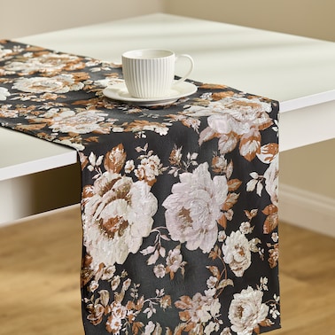 Bieżnik Żakardowy Peonia 40x160 cm