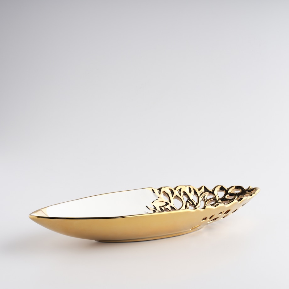 Patera Dekoracyjna Oaktrees z motywem kwiatowym