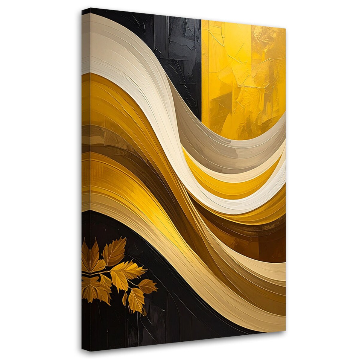 Obraz do salonu sypialni biura loftu, Abstrakcja fale imitacja malarstwa