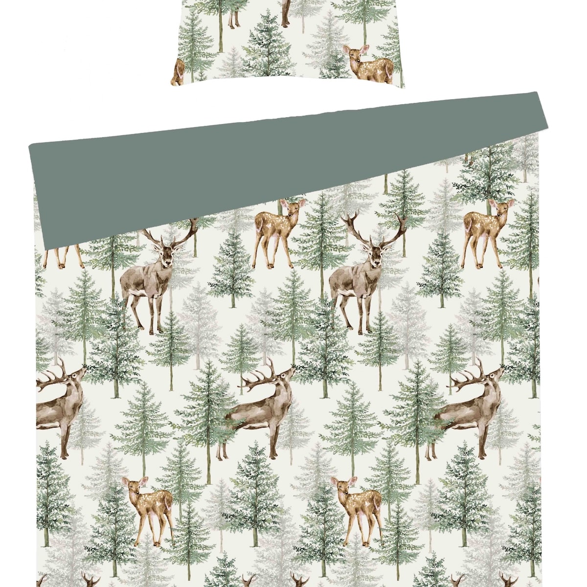 Pościel Bawełniana Rentier 140x200 cm