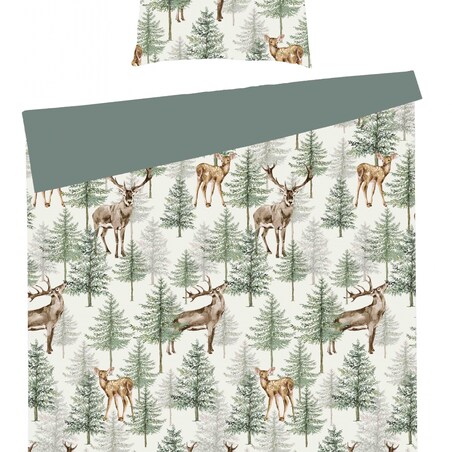 Pościel Bawełniana Rentier 140x200 cm